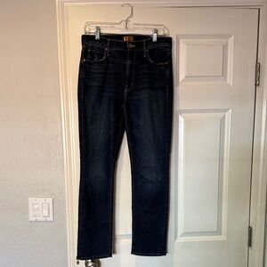 MOTHER Dark Blue Ankle & Cropped Jeans